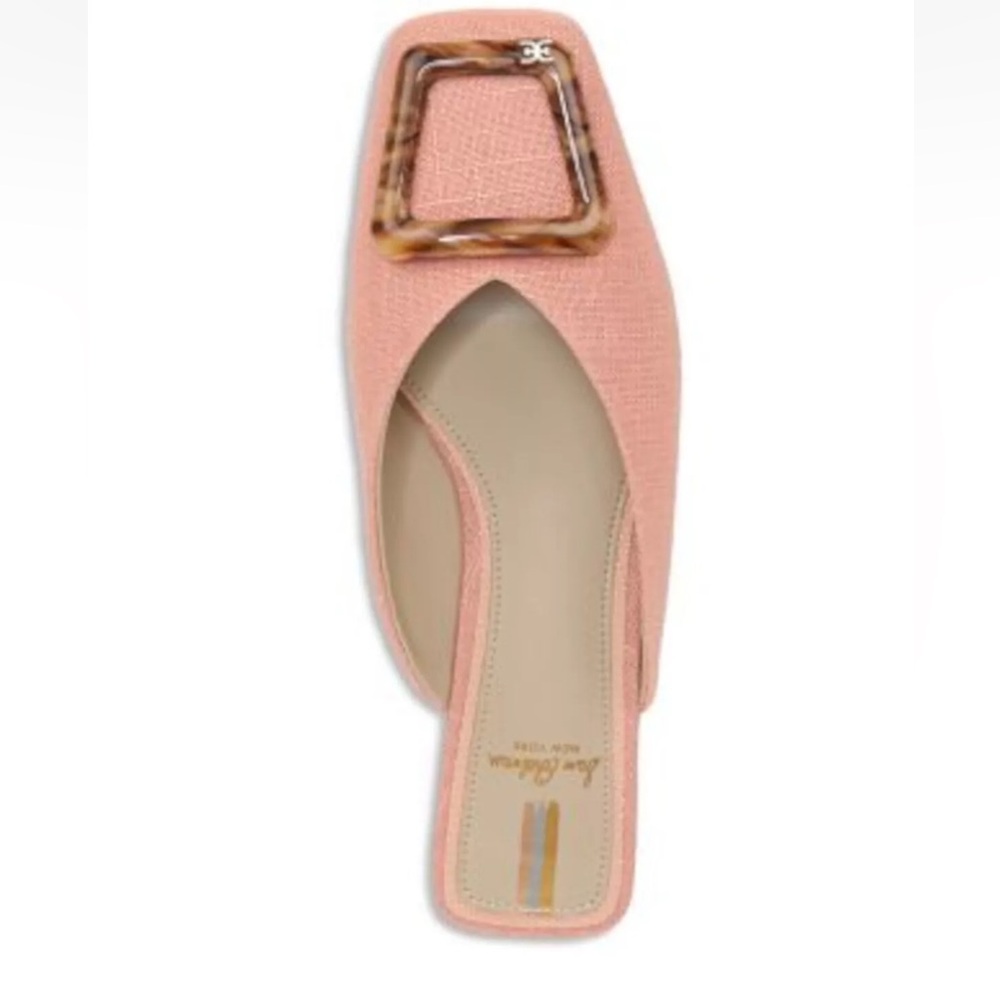 SAM EDELMAN NEW YORK Womens Coral Padded Lavina Square Toe Slip On Mules Sz 11 - Picture 2 of 13